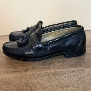 Allen Edmonds Maxfield men’s Black Tassel  Loafers USA 7 Dress Tassel shoes